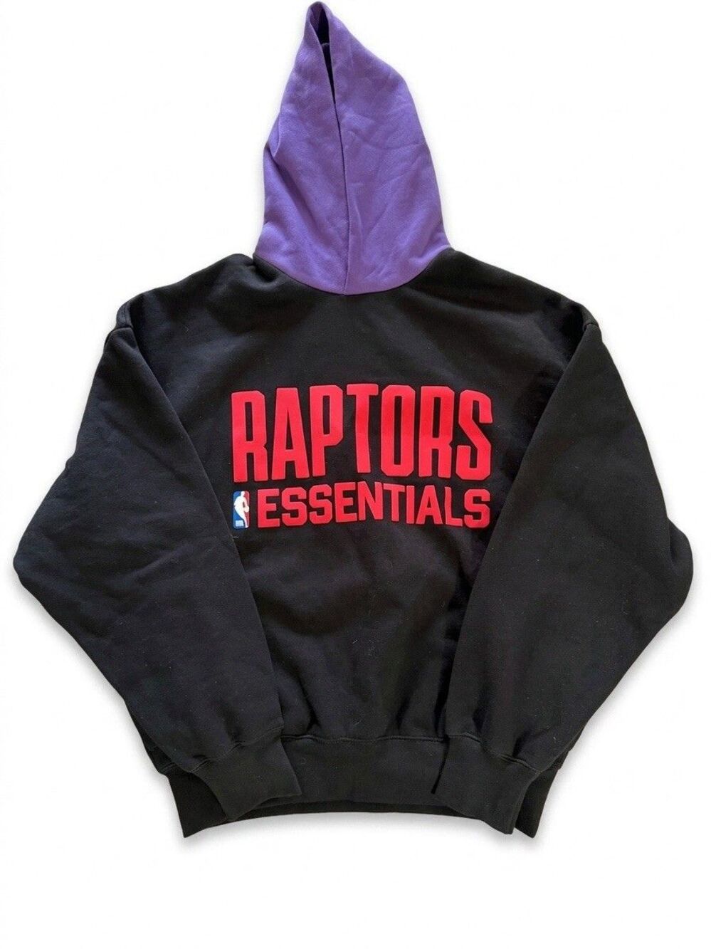 Toronto Raptors Fear of God x NBA Unisex Hoodie - Black/Purple - Medium